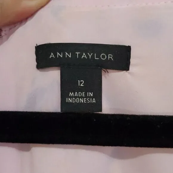 Ann Taylor Yellow Lemon Print Maxi Dress with Blue Leaves - Picture 13 of 14